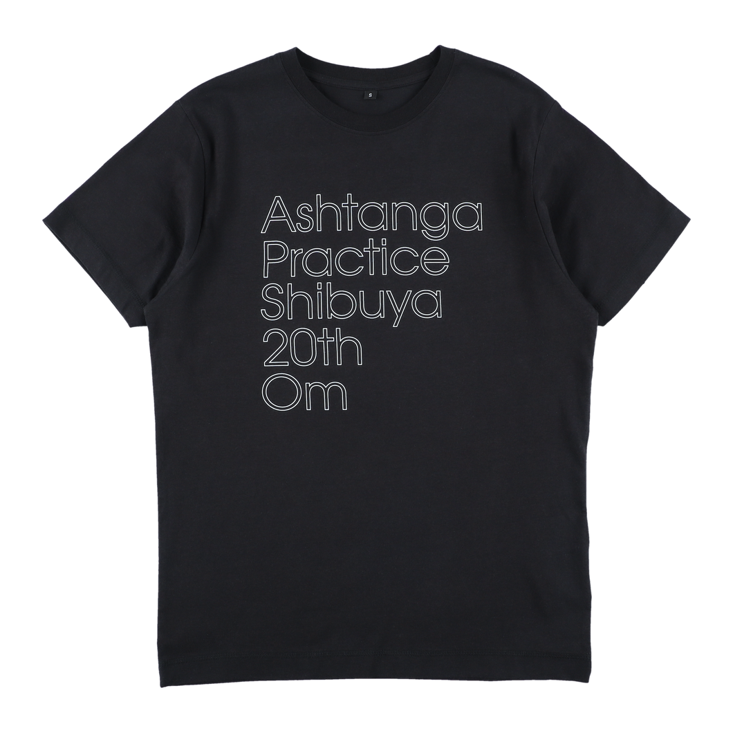 【残りわずか】20周年記念クラウドファンディング Ashtanga Practice Shibuya 20th OM Tシャツ